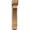 Ekena Millwork Imperial Craftsman Smooth Bracket w/ Offset Brace, Western Red Cedar, 7 1/2"W x 36"D x 40"H BKT0806X36X40IMP04SWR - alternate 3